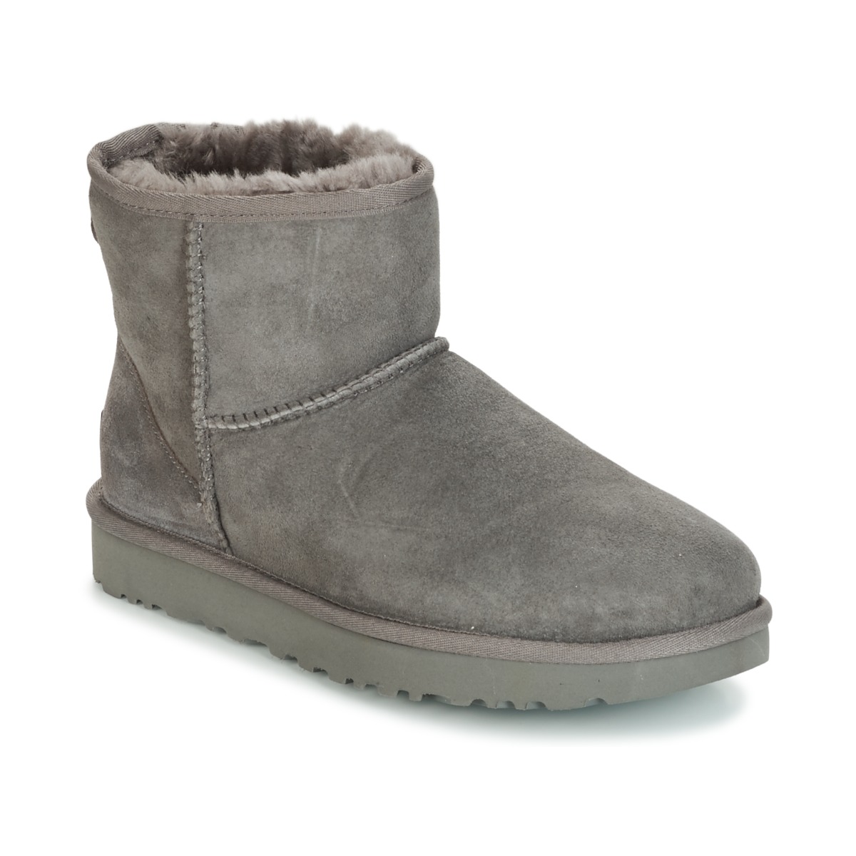 Chaussures Femme Boots Typn UGG CLASSIC MINI II Gris