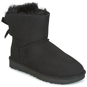 Chaussures Femme Boots UGG MINI BAILEY BOW II Noir
