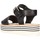 Chaussures Femme Sandales et Nu-pieds Zoe Cu50/07 santal Femme Noir Noir