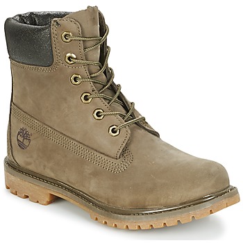 Chaussures Femme Boots Timberland 6IN PREMIUM BOOT - W Canteen Waterbuck / Marron