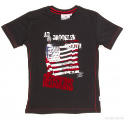 Vêtements Garçon T-shirts manches courtes Redskins T-Shirt Garçon Barbla Noir Noir