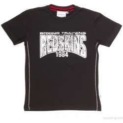 Vêtements Garçon T-shirts manches courtes Redskins T-Shirt Garçon Boscal Noir/Blanc Noir