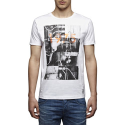 Vêtements Homme T-shirts manches courtes Jack & Jones T-SHIRT  MACHINE White 