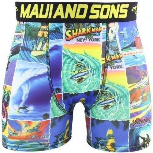 Sous-vêtements Homme Boxers Maui And Sons Boxer Homme SHARKMAN Jaune