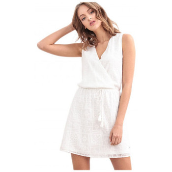 Vêtements Femme Robes Le Temps des Cerises Robe Femme Crispo Blanc