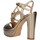 Chaussures Femme Culottes & autres bas 783s Bijou sandale Femme champagne Beige