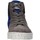 Chaussures Garçon Baskets basses Hogan HXR1410U770FUW0XTS Basket Enfant Gris / bleu Multicolore