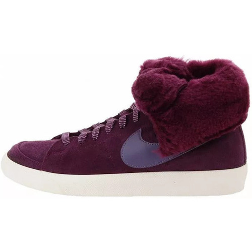 Chaussures Femme Baskets montantes vintage Nike Blazer High Roll Rouge