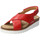 Chaussures Femme Sandales et Nu-pieds Mephisto Sandales en cuir TALLY Rouge