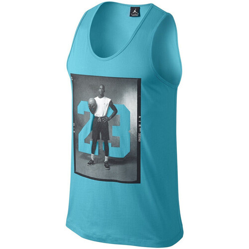 Vêtements Homme Débardeurs / T-shirts sans manche Nike Jordan 88 Photo Bleu