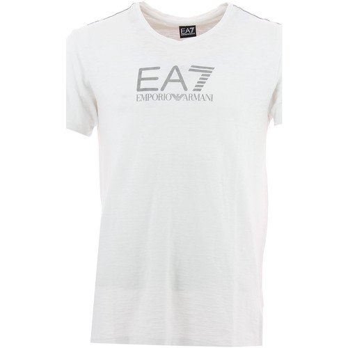 Vêtements Homme T-shirts & Polos Ea7 Emporio ARMANI Myea Tee-shirt Blanc