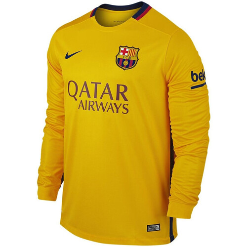 Vêtements Homme T-shirts & Polos Nike FC Barcelona Stadium Away 2015/2016 Jaune