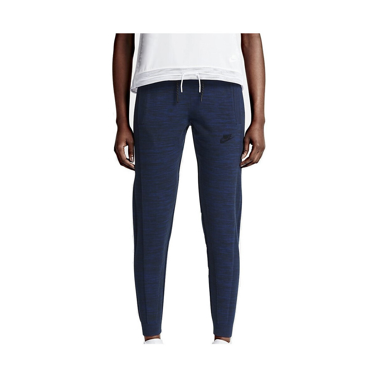 Vêtements Femme Pantalons de survêtement Nike Tech Knit Bleu