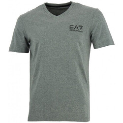 Vêtements Homme T-shirts & Polos Ea7 Emporio Armani suede Tee-shirt Gris