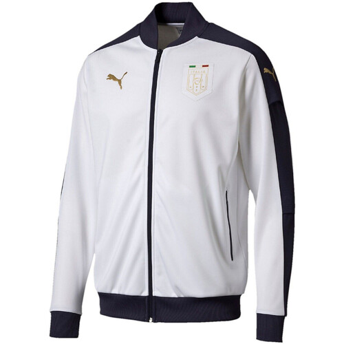 Vêtements Homme Vestes de survêtement Puma Veste d'entraînement  FIGC Italia St Blanc