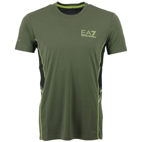 Vêtements Homme Ea7 Emporio Armani logo-print cropped leggings Ea7 Emporio Armani Tee-shirt Vert