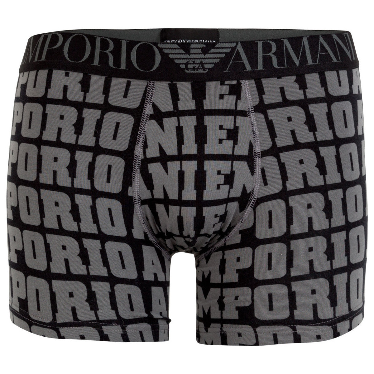 Sous-vêtements Homme Boxers Emporio Armani flock-logo T-shirtni Boxer Noir