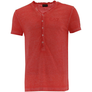 Vêtements Homme T-shirts manches courtes Ea7 Emporio Armani Tee-shirt EA7 Rouge