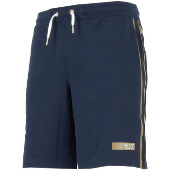 Vêtements Homme Shorts / Bermudas Ea7 Emporio logo-print Armani Short EA7 Emporio Bleu