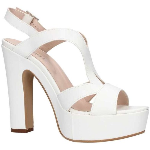 Martina B 0471 santal Femme blanc Blanc - Chaussures Sandale Femme 54,06 €