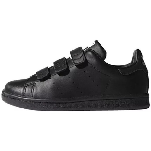 Chaussures Enfant Baskets basses david adidas Originals Stan Smith Bébé Noir