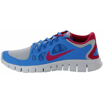 Chaussures Fille Baskets basses Nike rose Free 5.0 Junior Blanc
