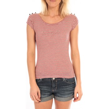 Vêtements Femme T-shirts manches courtes LuluCastagnette T-Shirt Jeny Rayé Rouge Rouge