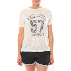 Vêtements Femme T-shirts manches courtes LuluCastagnette T-shirt Cool Blanc Blanc