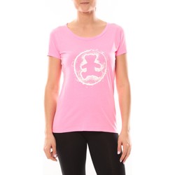 Vêtements Femme T-shirts manches courtes LuluCastagnette T-shirt Happy Rose Rose