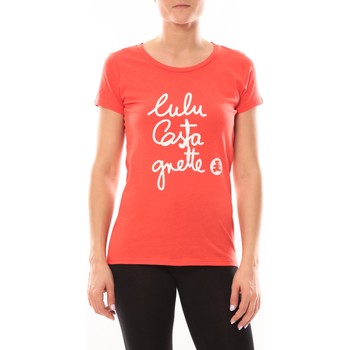 Vêtements Femme T-shirts manches courtes LuluCastagnette T-shirt Muse Rouge Rouge