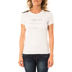 Vêtements Femme T-shirts manches courtes LuluCastagnette T-shirt Funk Blanc Blanc
