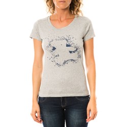 Vêtements Femme T-shirts manches courtes LuluCastagnette T-shirt Troupe Gris Gris