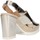 Chaussures Femme Sandales et Nu-pieds Emporio Di Parma 613 santal Femme platine Argenté
