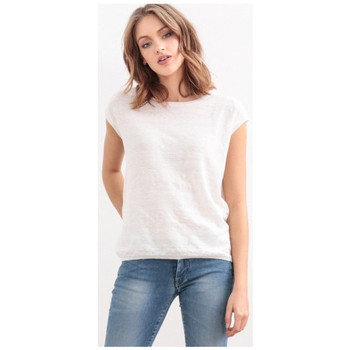 Vêtements Femme Débardeurs / T-shirts sans manche Le Temps des Cerises Top Amedee Blanc Blanc