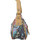 Sacs Femme Sacs porté main Fuchsia Mini sac bandoulière incurvé motif floral toile  F93 Gris