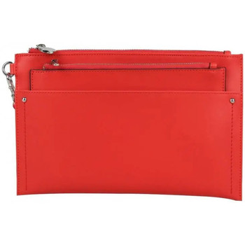 Sacs Femme Sacs porté main Fuchsia Sac pochette sans bandoulière extra-plate  F9666 rouge