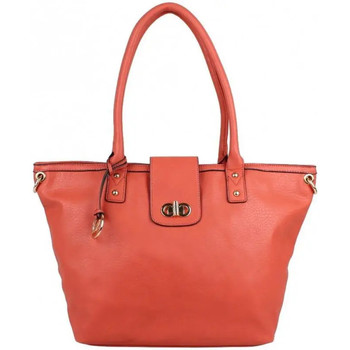 Sacs Femme Cabas / Sacs shopping A Découvrir ! Grand sac cabas demi chaine Andie Blue A8095 orange