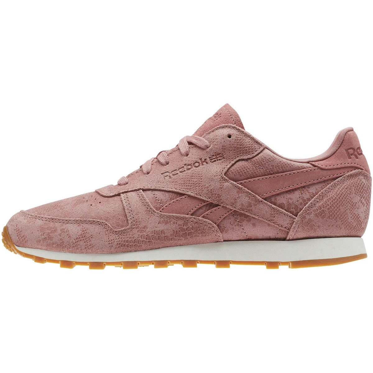 Chaussures Femme Baskets basses Energy Reebok Sport Classic Leather Clean Exotics - BS82 Rose