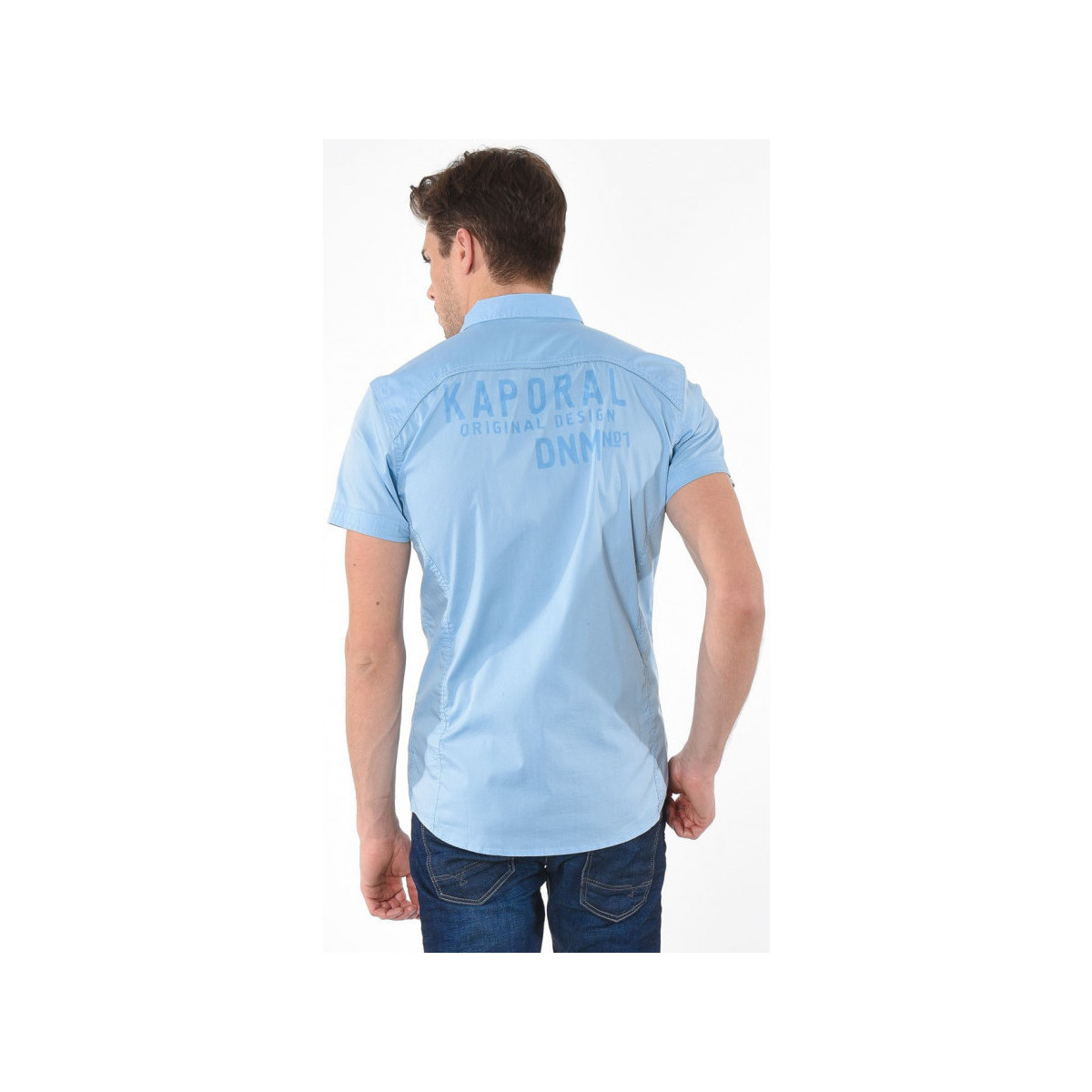 Vêtements Homme Chemises manches courtes Kaporal Chemise Homme Rac Mineral Bleu