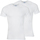 Vêtements Homme T-shirts manches courtes Athena Lot de 2 tee-shirts col V homme Coton Bio Blanc