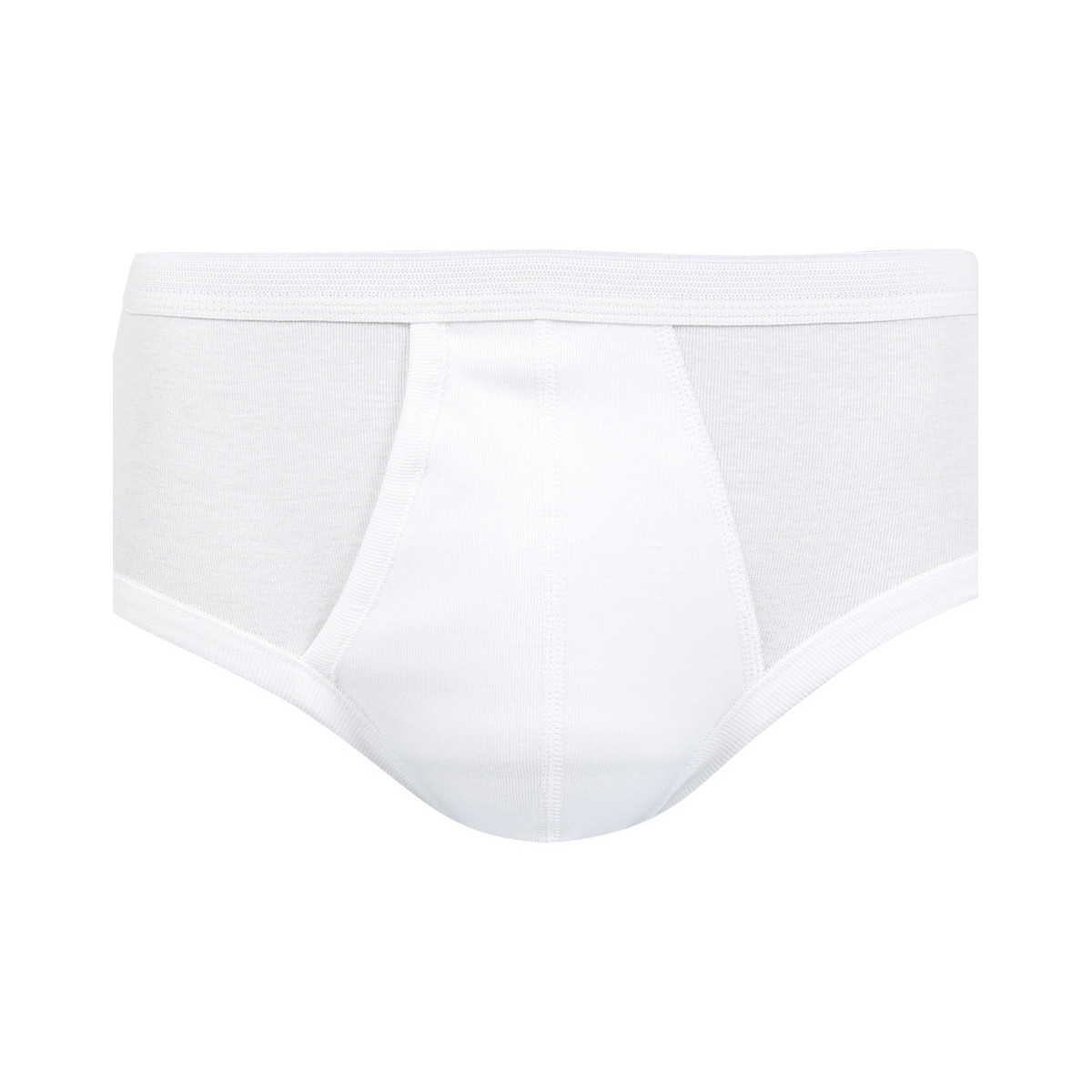 Sous-vêtements Homme Slips Eminence Slip taille haute ouvert Pur coton Premium Blanc