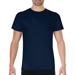 Vêtements T-shirt T-shirts manches courtes Eminence Tee-shirt col rond Pur coton Premium Bleu