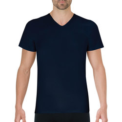 Vêtements Homme T-shirts manches courtes Eminence T-shirt col V Les Classiques marine