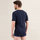 Vêtements Homme T-shirts manches courtes Eminence Tee-shirt col V Pur coton Premium Bleu