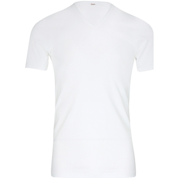 Eminence Tee-shirt col V Pur coton Premium Blanc