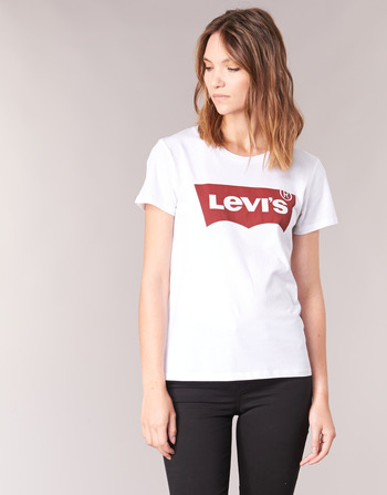 Vêtements Femme T-shirts manches longues Levi's THE PERFECT TEE Blanc