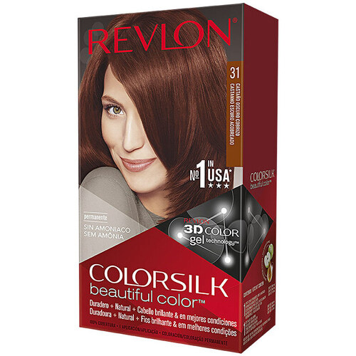 Beauté Femme Colorations Revlon Colorsilk Tinte 31-castaño Oscuro Cobrizo 