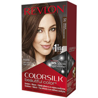 Beauté Femme Accessoires cheveux Revlon Colorsilk Coloration Permanente 37-châtain Doré Foncé 