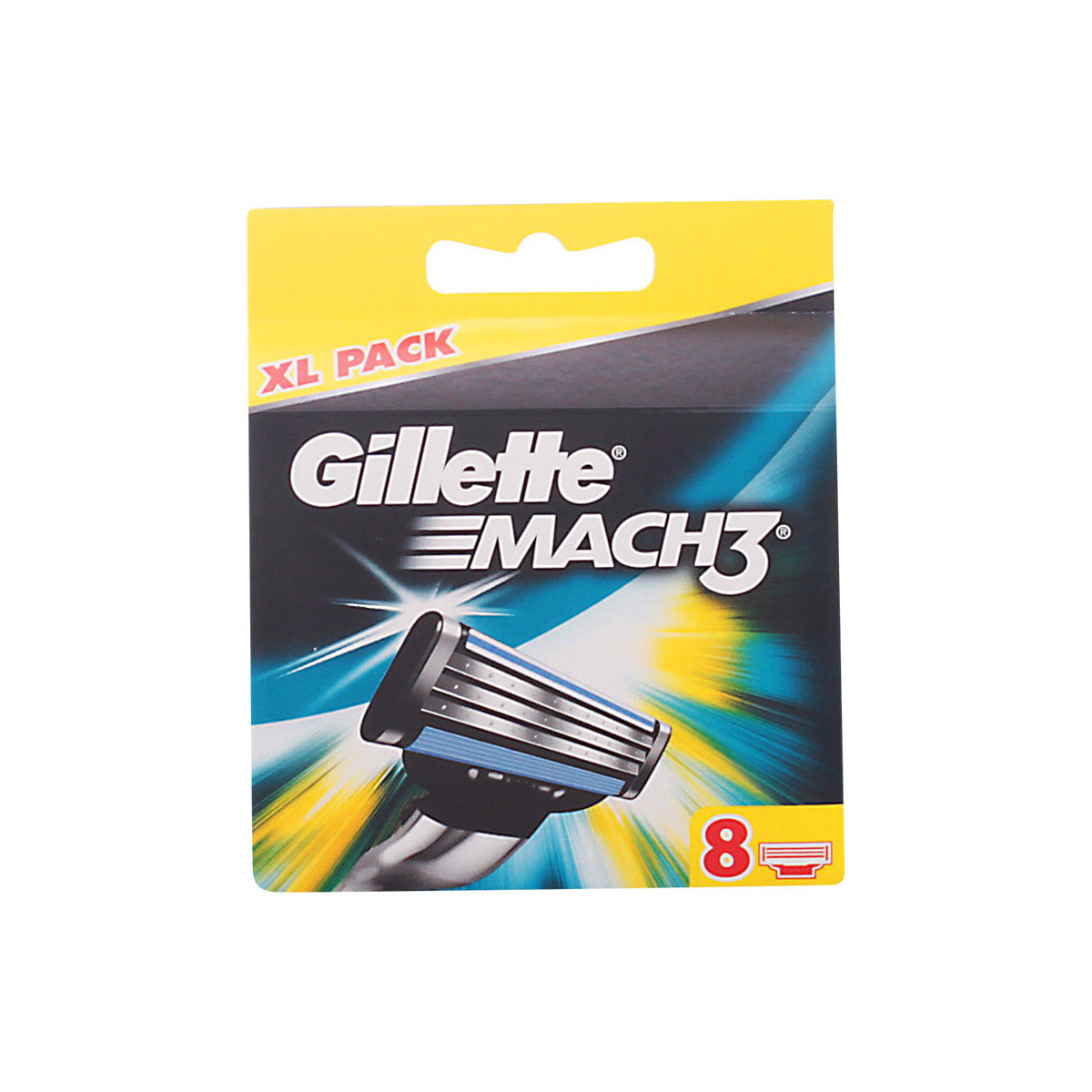 Beauté Homme Rasoirs & lames Gillette Mach 3 Pack De 8 Recharges 