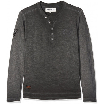 Vêtements Garçon bow-detail denim shirt Kaporal Tee-Shirt Nasko Noir Noir
